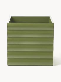 Skladovací box Igor, Dřevovláknitá deska střední hustoty (MDF), certifikace FSC, Tmavě zelená, Š 32 cm, H 32 cm