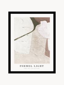 Zarámovaný digitální tisk Formel Light, Bílá, odstíny béžové, zelená, Š 30 cm, V 40 cm