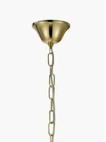 Lampadario Gränsö, Struttura: metallo ottonato, Baldacchino: metallo ottonato, Dorato, trasparente, Ø 40 x Alt. 59 cm