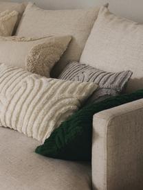 Poszewka na poduszkę Yara, 100% bawełna z certyfikatem GOTS, Jasny beżowy, S 45 x D 45 cm