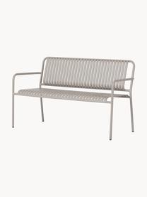 Banc de jardin Fabia, Aluminium, Gris clair, larg. 140 x prof. 56 cm