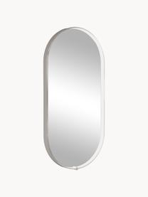 Oválné nástěnné zrcadlo s LED podsvícením Avior, Bílá, Š 45 cm, V 90 cm