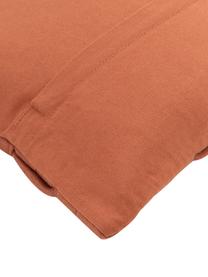 Housse de coussin tissé rectangulaire rouille Norman, Terracotta, larg. 30 x long. 50 cm