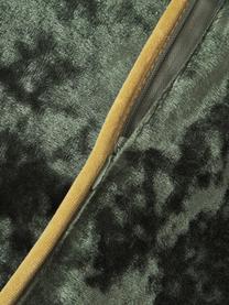 Funda de cojín de terciopelo con ribete Enid, Terciopelo (100% poliéster)
Certificado Oeko-Tex Standard 100, clase 1, Verde, An 45 x L 45 cm