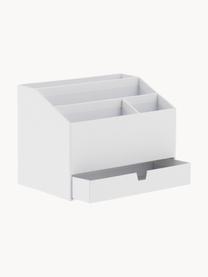 Organizer ufficio Greta, Cartone solido laminato
(100% carta riciclata), Bianco, Larg. 24 x Prof. 16 cm