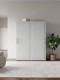 Armario modular Charlotte, 2 puertas correderas (150 cm), diferentes variantes, Estructura: aglomerado con certificad, Gris, Interior Basic (An 150 x Al 200 cm)