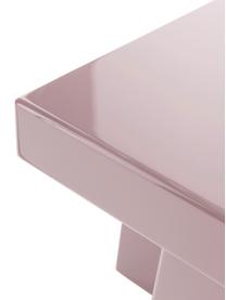 Mesa auxiliar Crozz, Tablero de fibras de densidad media (MDF) pintado, Rosa, B 50 x H 48 cm