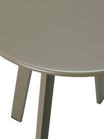 Table d'appoint de jardin, Métal, enduit, Vert, Ø 40 x haut. 49 cm