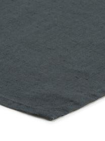 Servilletas de lino Sunshine, 4 uds., Lino, Gris oscuro, An 45 x L 45 cm