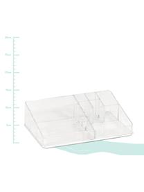 Schmink-Aufbewahrung Clear, Kunststoff, Transparent, 32 x 9 cm
