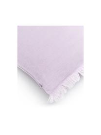 Housse de coussin pur lin lilas Luana, 100 % pur lin

Le lin est naturellement doté d'un toucher plutôt rugueux et d'un aspect froissé
Sa résistance élevée au accrocs lui confère robustesse et longévité, Lilas, larg. 30 x long. 50 cm