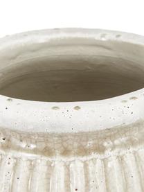 Macetero artesanal de cerámica Catinia, Cerámica, Beige, Ø 19 x Al 16 cm