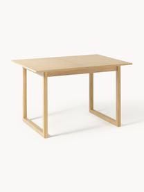Rozkladací jedálenský stôl Calla, Lakované dubové drevo, Š 120/160 x H 90