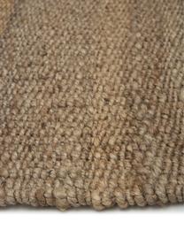 Handgefertigter Jute-Teppich Naturals mit Fransen, 100% Jute, Braun, B 60 x L 90 cm (Grösse XXS)