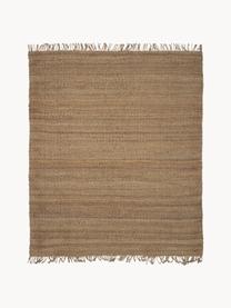 Tapis en jute à franges fait main Naturals, 100 % jute, Brun, larg. 60 x long. 90 cm (taille XXS)