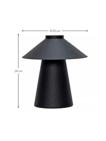 Lampe à poser Chipper, Noir, Ø 25 x haut. 26 cm