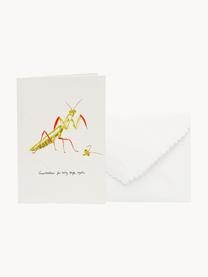 Set de tarjetas de Felicitación Anna + Nina, 12 pzas., Papel, Blanco, multicolor, Set de diferentes tamaños