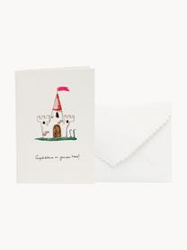 Set de tarjetas de Felicitación Anna + Nina, 12 pzas., Papel, Blanco, multicolor, Set de diferentes tamaños