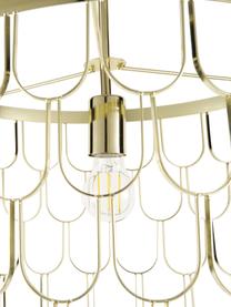 Hanglamp Gatsby, Lampenkap: metaal, Baldakijn: metaal, Messingkleurig, Ø 45 x H 32 cm