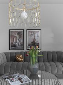 Hanglamp Gatsby, Lampenkap: metaal, Baldakijn: metaal, Messingkleurig, Ø 45 x H 32 cm