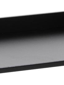 Niedriges Regal Wally, Mitteldichte Holzfaserplatte (MDF), lackiert, Schwarz, B 63 x H 130 cm