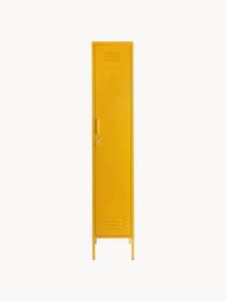 Malá šatní skříň The Skinny, Ocel s práškovým nástřikem, Hořčicově žlutá, Š 35 cm, V 183 cm