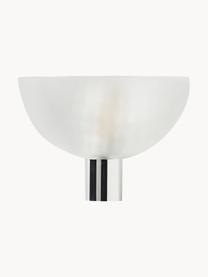 Applique murale LED intensité variable Fata, Plastique, Transparent, gris chrome, larg. 16 x prof. 17 cm