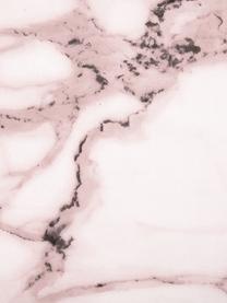 Housse de couette en percale Malin, Endroit : imprimé marbré, rose Envers : rose, uni, larg. 240 x long. 220 cm