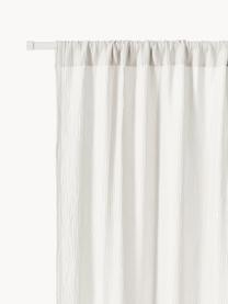 Rideaux en mousseline semi-transparents avec coulisses supérieures Malvina, 2 pièces, 100 % coton

Le matériau est certifié STANDARD 100 OEKO-TEX®, 6457CIT, CITEVE, Gris clair, larg. 130 cm x long. 260 cm