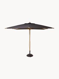 Parasol Alezio, B 300 cm, Frame: eucalyptushout, Antraciet, helder hout, B 300 x H 275 cm