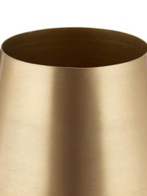 Kleine Deko-Vase Simply, Metall, beschichtet, Goldfarben, Ø 10 x H 9 cm
