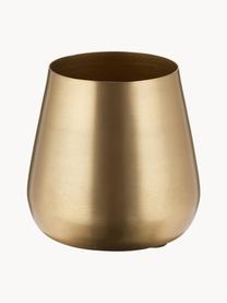 Malá dekoratívna váza Simply, V 9 cm, Potiahnutý kov, Odtiene zlatej, Ø 10 x V 9 cm
