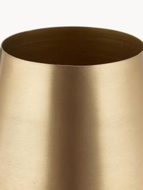 Kleine Deko-Vase Simply, H 9 cm, Metall, beschichtet, Goldfarben, Ø 10 x H 9 cm