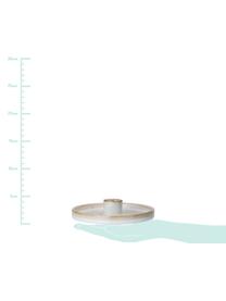 Handgemaakte kandelaar Bosse, Keramiek, Beigetinten, Ø 15 cm