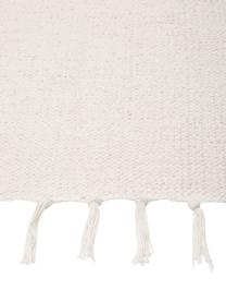 Tapis de couloir blanc Agneta, Blanc crème