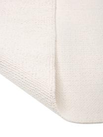 Tappeto in cotone tessuto a mano Agneta, 100% cotone, Bianco crema, Larg. 70 x Lung. 250 cm