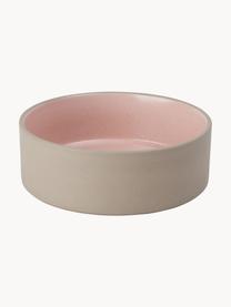 Ciotola per animali Sia, varie misure, 100% ceramica, Beige, rosa chiaro, Ø 21 x Alt. 7 cm