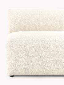 Bouclé-Mittelmodul Sofia, Bezug: Bouclé (100 % Polyester) , Gestell: Fichtenholz, Spanplatte, , Bouclé Off White, B 87 x T 103 cm