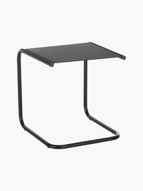 Table d'appoint de jardin en métal Club, Noir, larg. 40 x prof. 40 cm