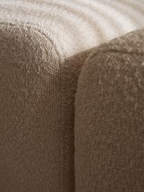 Modulares Bouclé-Sofa Lena (4-Sitzer), Bezug: Bouclé (93 % Polyester, 6, Gestell: Kiefernholz, Schichtholz,, Bouclé Hellbeige, B 284 x T 106 cm