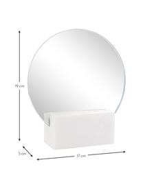 Miroir de salle de bain Humana, Blanc