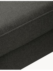 Ecksofa Luna, Bezug: 100 % Polyester, Oeko-Tex, Gestell: Massives Buchenholz, Schi, Webstoff Anthrazit, B 280 x T 184 cm, Eckteil links