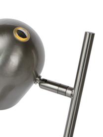 Dimmbare LED-Leselampe Skanska mit Touch-Funktion, Lampenschirm: Metall, Lampenfuß: Metall, Chrom, satiniert, 32 x 141 cm