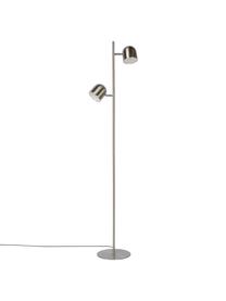 Dimmbare LED-Leselampe Skanska mit Touch-Funktion, Lampenschirm: Metall, Lampenfuß: Metall, Chrom, satiniert, 32 x 141 cm