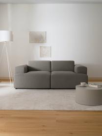 Sofa Melva (2-Sitzer), Bezug: 100% Polyester Der hochwe, Gestell: Massives Kiefernholz, Spa, Webstoff Grau, B 198 x T 101 cm