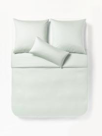 Baumwollsatin-Bettdeckenbezug Comfort, Webart: Satin Fadendichte 300 TC,, Salbeigrün, B 200 x L 200 cm