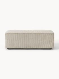 XL-Hocker Melva aus Cord, B 116 x T 42 cm, Bezug: Cord (92 % Polyester, 8 %, Gestell: Massives Kiefern- und Fic, Cord Hellbeige, B 116 x T 42 cm