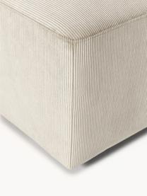 XL-Hocker Melva aus Cord, B 116 x T 42 cm, Bezug: Cord (92 % Polyester, 8 %, Gestell: Massives Kiefern- und Fic, Füße: Kunststoff Dieses Produkt, Cord Hellbeige, B 116 x T 42 cm