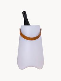 Lampe à poser d'extérieur LED mobile à intensité variable avec fonction refroidisseur de vin Bristol, Blanc, Ø 25 x haut. 38 cm