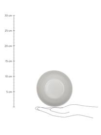 Porzellan-Müslischalen Sonia mit erhabener gemusterter Aussenseite, 2 Stück, Porzellan, weiss, Ø 12 x H 5 cm